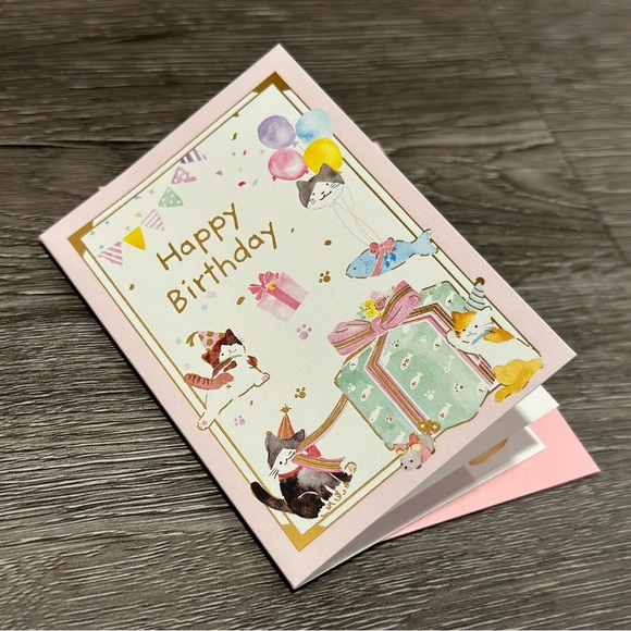 Miniature Kittens Cat Birthday Card ❘ Celebrate Card ❘ Happy Birthday Card - Picture 8 of 8